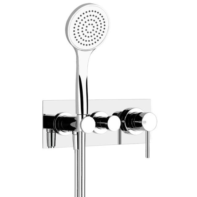 Gessi Via Tortona Built-In Shower Mixer 44828+38439