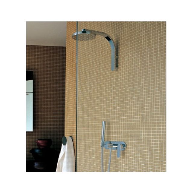 Flaminia One complete wall mounted rain head with mixer and handshower 112550