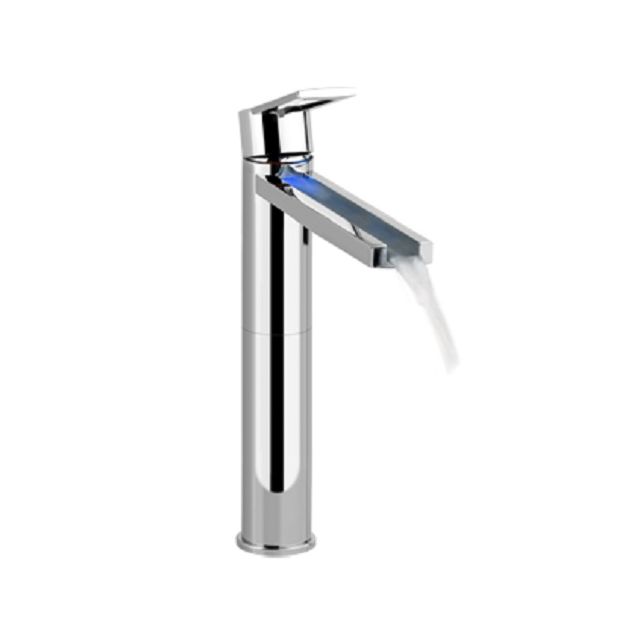 Gessi Riflessi single-lever mixer with led 38303