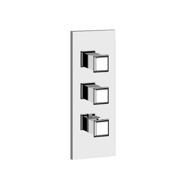 Gessi Eleganza Thermostatic high-capacity built-in mixer + built-in part 46204+43103