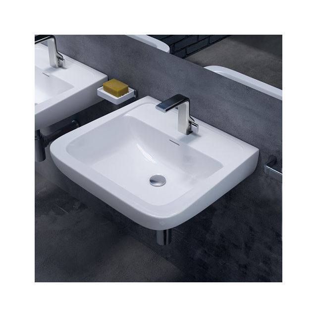 Flaminia Como 54 bench-wall-hung sink in ceramic CM54L