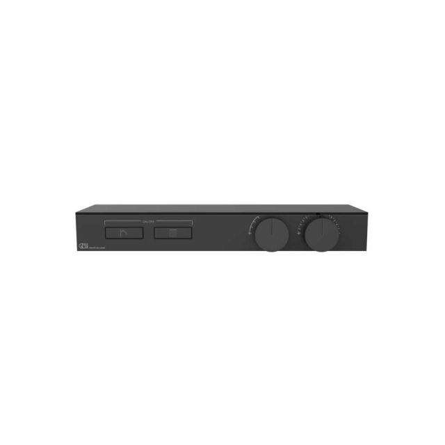 Gessi Hi-Fi Shelf Miscelatore Termostatico + Parte ad Incasso 63022+63021-Matte Black