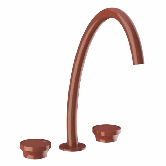 Gessi Origini Basin Mixer 66016-Glossy Coral - Gessi