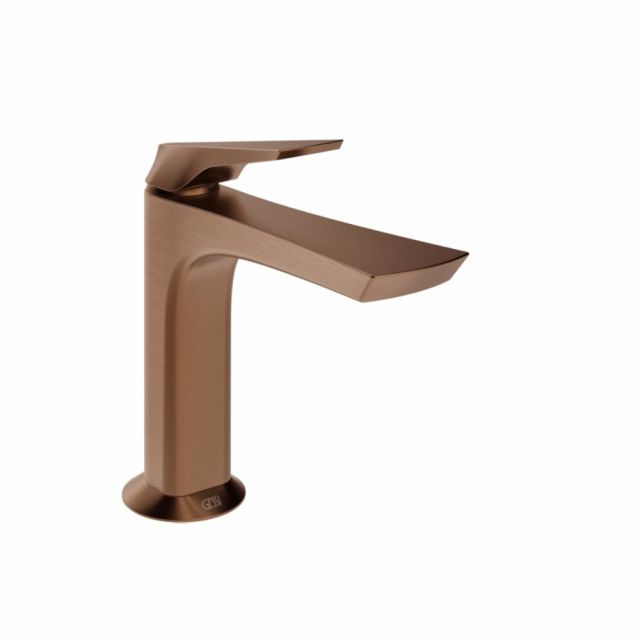 Gessi Ventaglio Sink Mixer 72051-Copper Brushed PVD