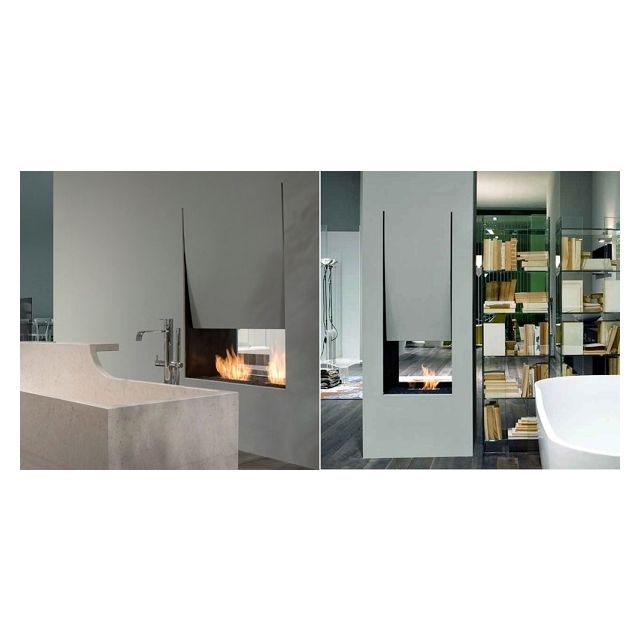 Antonio Lupi Canto Del Fuoco Double Faced Fireplace CANTOBC63