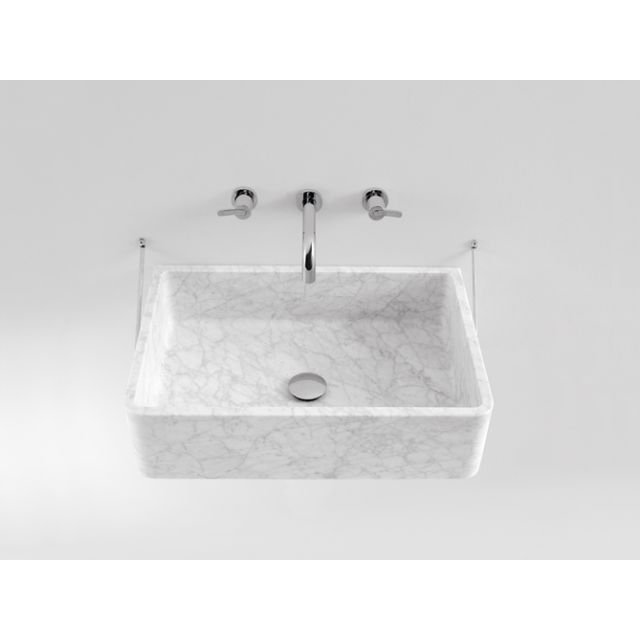 Agape Carrara Wall-Hung Rectangular Sink ACER0730S