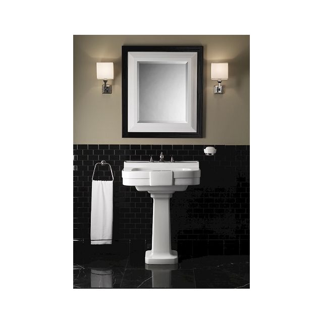 Devon&Devon Bogart Washbasins washbasin on pedestal IBLG(1-3)FBOG