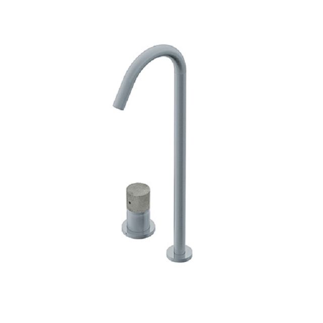 Ritmonio Diametro35 Inox Concrete High Sink Tap E0BA0125H2ICM