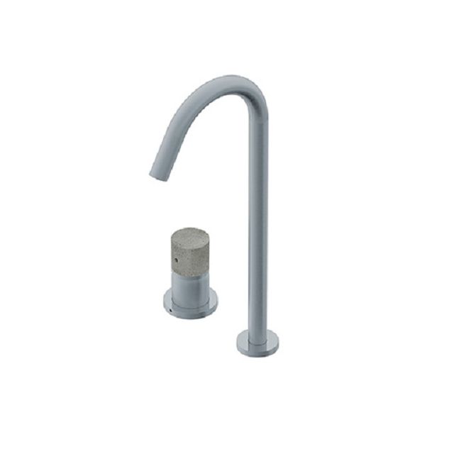 Ritmonio Diametro35 Inox Concrete High Sink Tap E0BA0125H3ICM