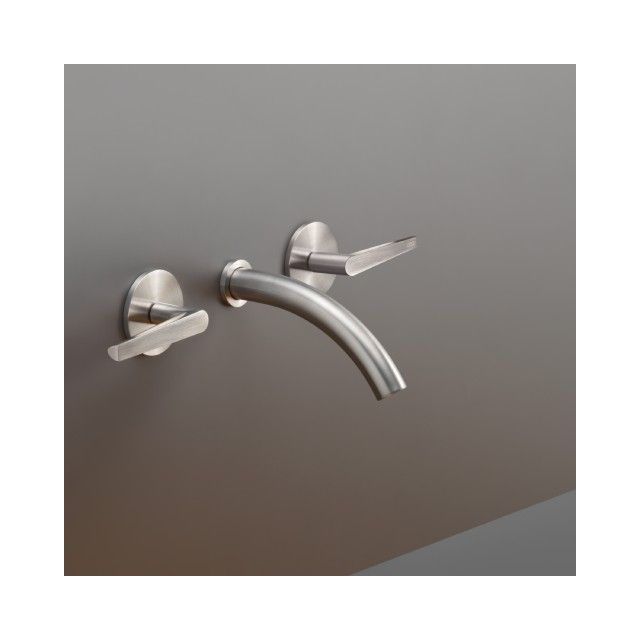 Cea Design Flag Wall mounted set of 2 individual taps with spout FLG09S + built - in part PTR02 