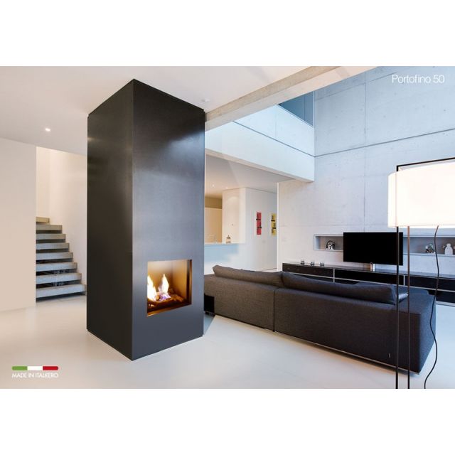 Italkero Portofino 50 Single Side Frameless Gas Fireplace IN04AM