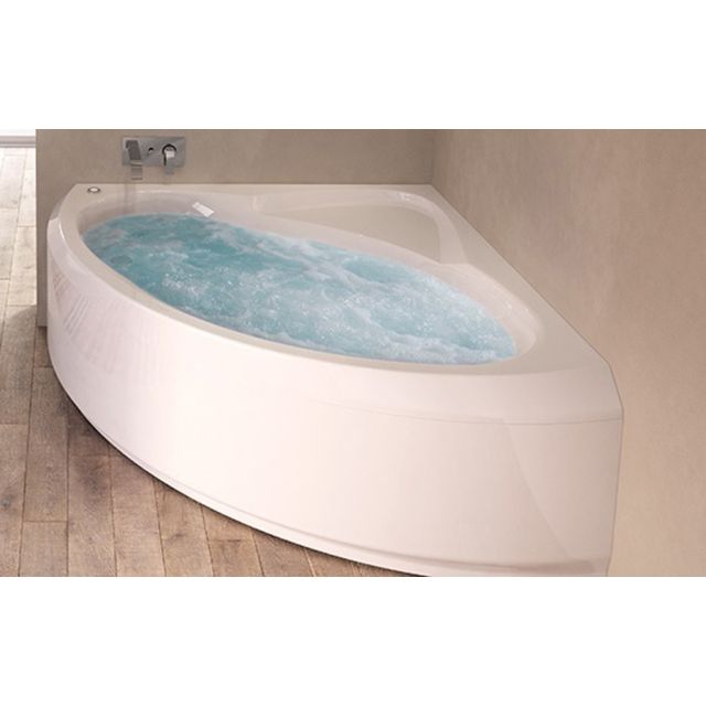 Jacuzzi Essential Project Corner Recessed Whirlpool Bath PR040080411 + 233260060