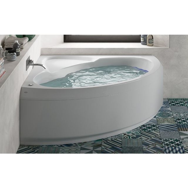 Jacuzzi Essential Project Corner Recessed Whirlpool Bath PR050080411 + 233260060