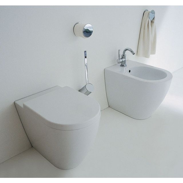 Flaminia Link Back to wall Sanitary sanitary in ceramic LK117+LK217+5051CW04