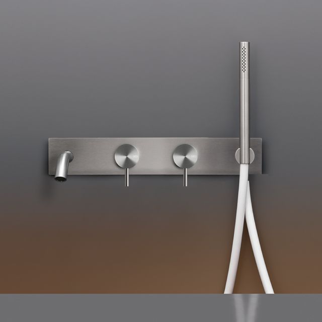 CEA DESIGN MILO360 86 SERIES,WALL MOUNTED 2 MIXERS SET FOR BATH WITH SPOUT 