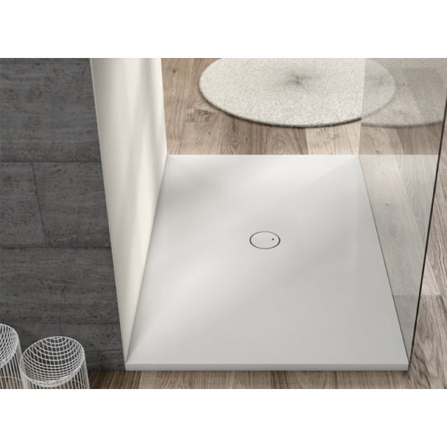 Planit Piazza Corian angular shower tray selectable size PIAZZA2