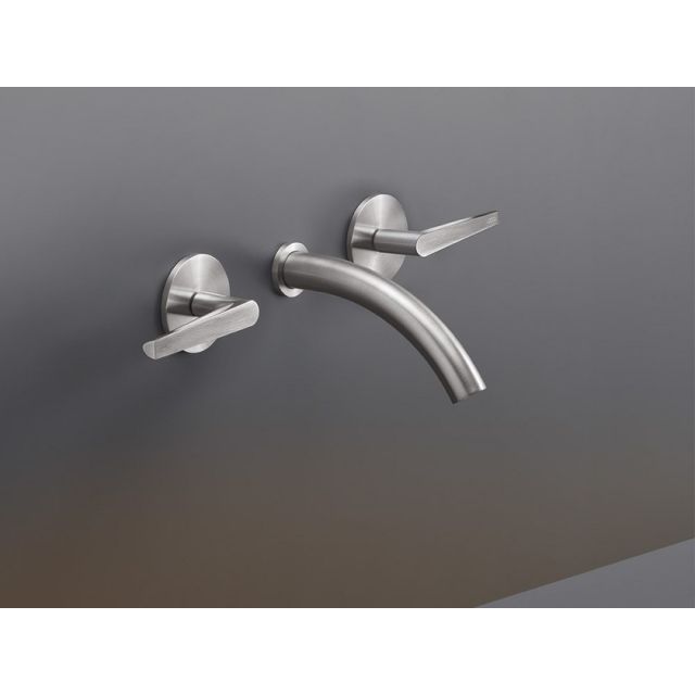 Cea Design Flag Wall mounted set of 2 individual taps with spout  FLG09S + built - in part PTR02 