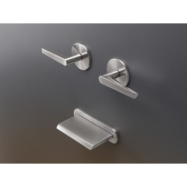 Cea Design Flag Set of 2 individual taps for bathutb with waterfall spout FLG24 + built - in part PTR31