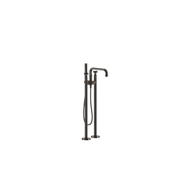 Gessi Inciso freestanding external tub tap + recessed part 58099+58128