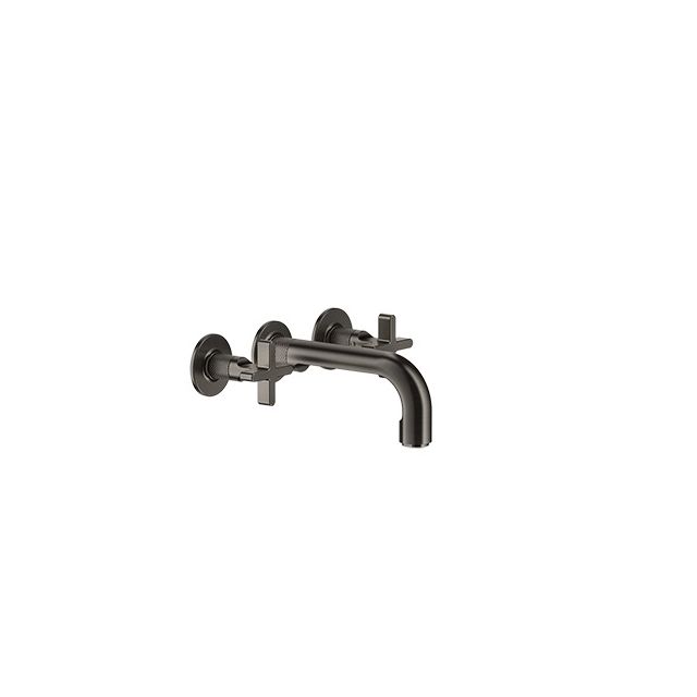 Gessi Inciso three-hole tub group + recessed part 45089+58194