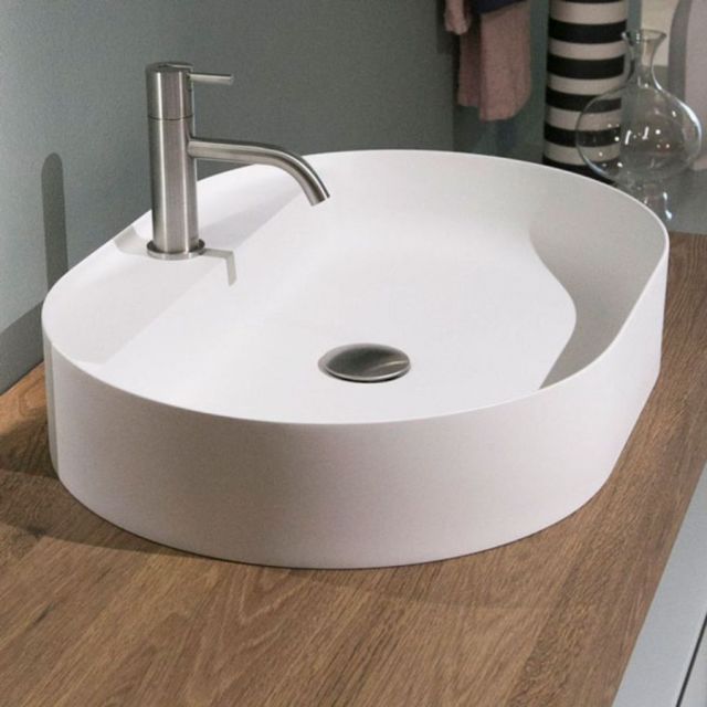 Antonio Lupi Simplo Oval Countertop Sink SIMPLOVALE