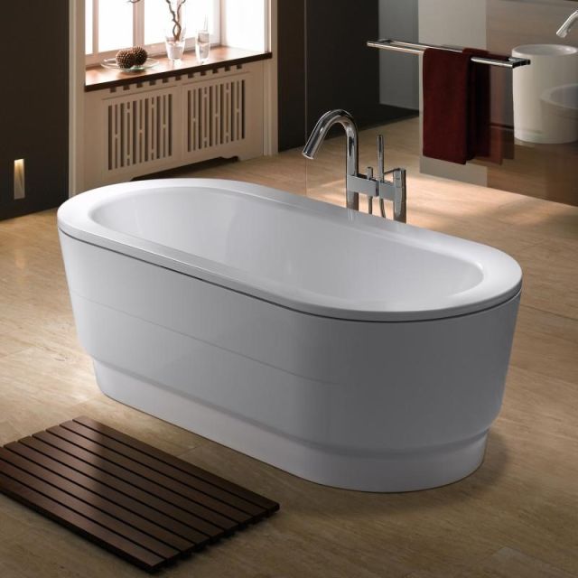 Kaldewei Classic Duo Oval Wide Whit Panelling Tubs Freestanding Tub 115-7-6801