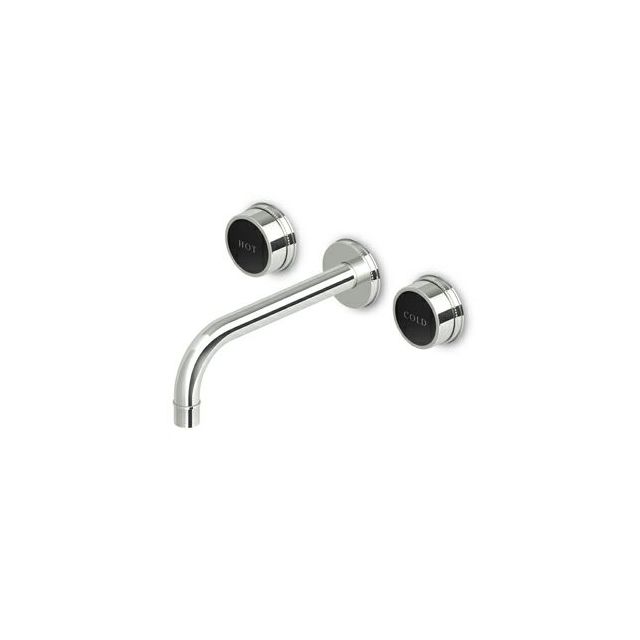 Zucchetti Savoir 3-hole built-in basin mixer ZSA670.CC+R99500-Zucchetti-Cromo with chrome handles