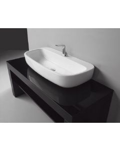 Flaminia Volo 100 bench-wall hung sink in ceramic MN100L