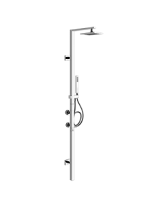 Gessi Rettangolo Wall Mounted Thermostatic Shower Group 23405