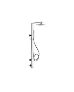 Gessi Rettangolo Wall Mounted Thermostatic Shower Group 23411