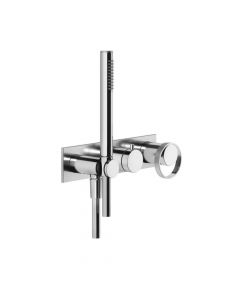 Gessi Anello Wall-mounted shower tap + recessed part 63343 + 54139 