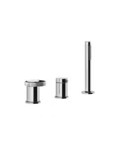 Gessi Anello 3 hole deck-mounted tub group 63347