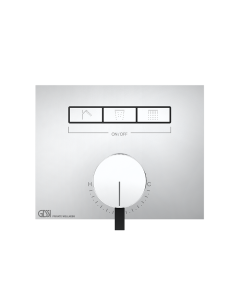 Gessi Hi-Fi Single-lever Mixer + Recessed Part 63081+63055