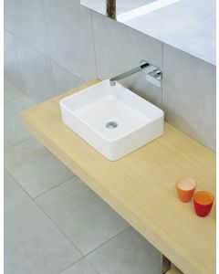 Flaminia Miniwash 40 bench-wall hung sink in ceramic MWL40