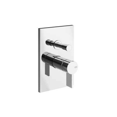 Gessi Inverso Diamantato Wall mounted bath/shower mixer 73679+44673