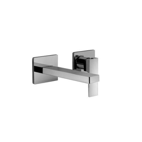Fantini Mint Acciaio wall-mounted sink tap F809B+M011A