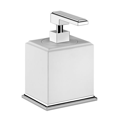 Fixing soap dispenser, Gessi serine Ovale, art.25624 black