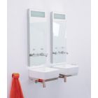 Flaminia Miniwash 48 bench-wall hung sink in ceramic MWL48