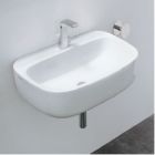Flaminia Volo 64 bench-wall hung sink in ceramic MN64L