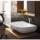 Flaminia Pass 62 bench-wall-hung sink in ceramic PS62L