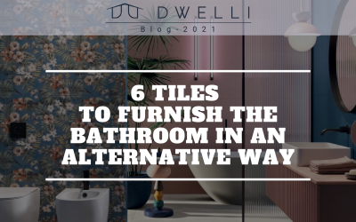 6 tiles to furnish the bathroom in an alternative way